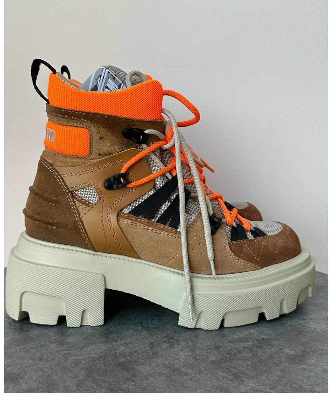 MSGM Мульти замшевые ботинки, фото 9