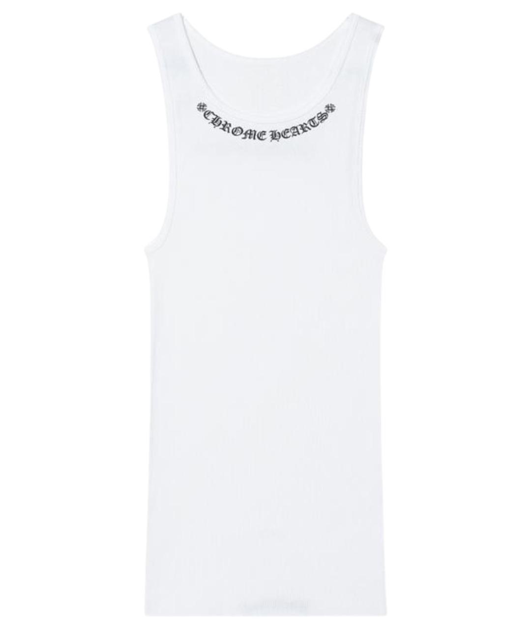 CHROME HEARTS Белая хлопковая майка, фото 1