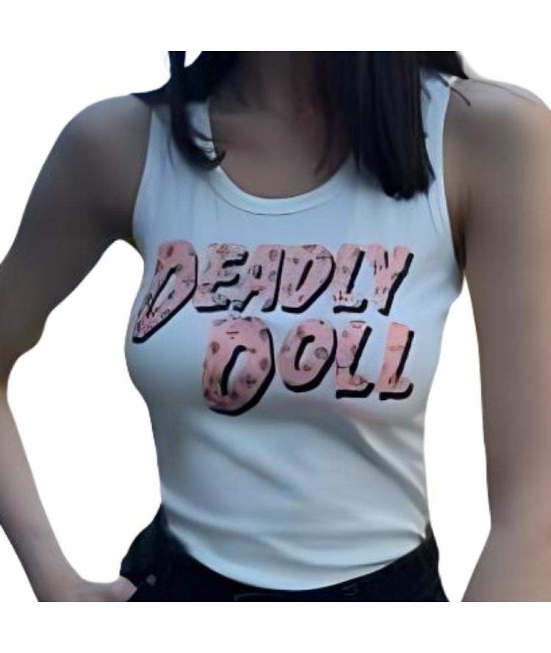 CHROME HEARTS Белая хлопковая майка, фото 5