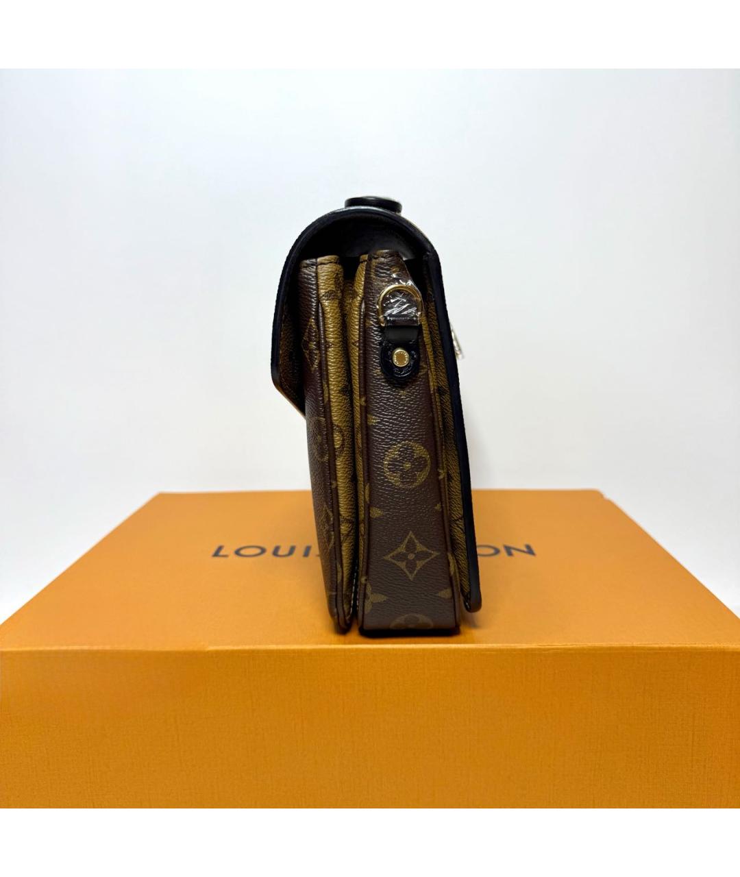 LOUIS VUITTON Коричневая сумка с короткими ручками, фото 5
