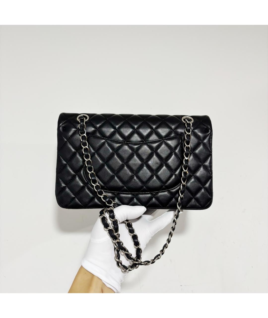 CHANEL Черная кожаная сумка через плечо, фото 3