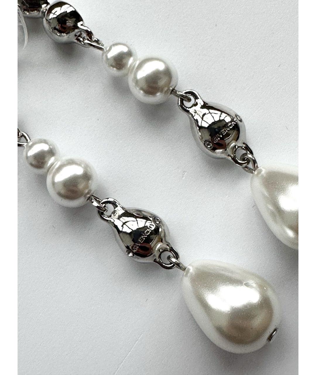 GIVENCHY Серебряные металлические серьги, фото 3