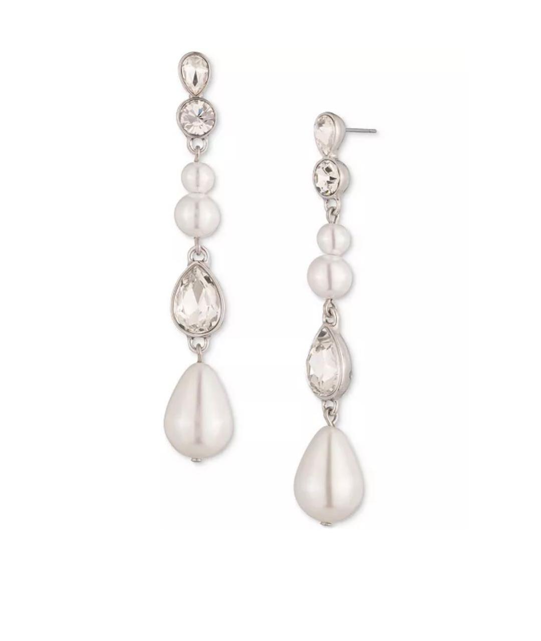 GIVENCHY Серебряные металлические серьги, фото 1