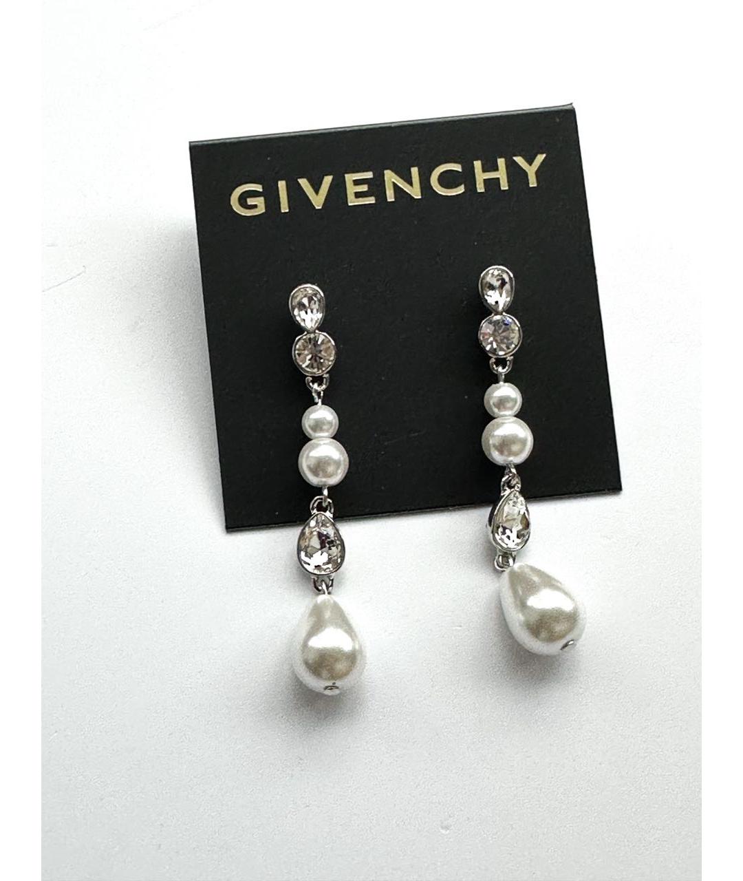 GIVENCHY Серебряные металлические серьги, фото 2