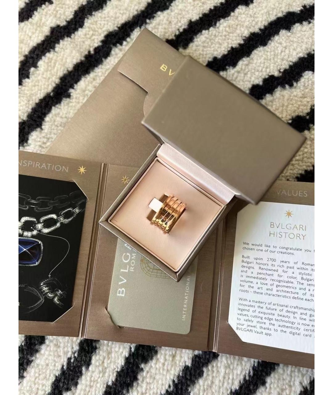 BVLGARI Золотое кольцо из розового золота, фото 3