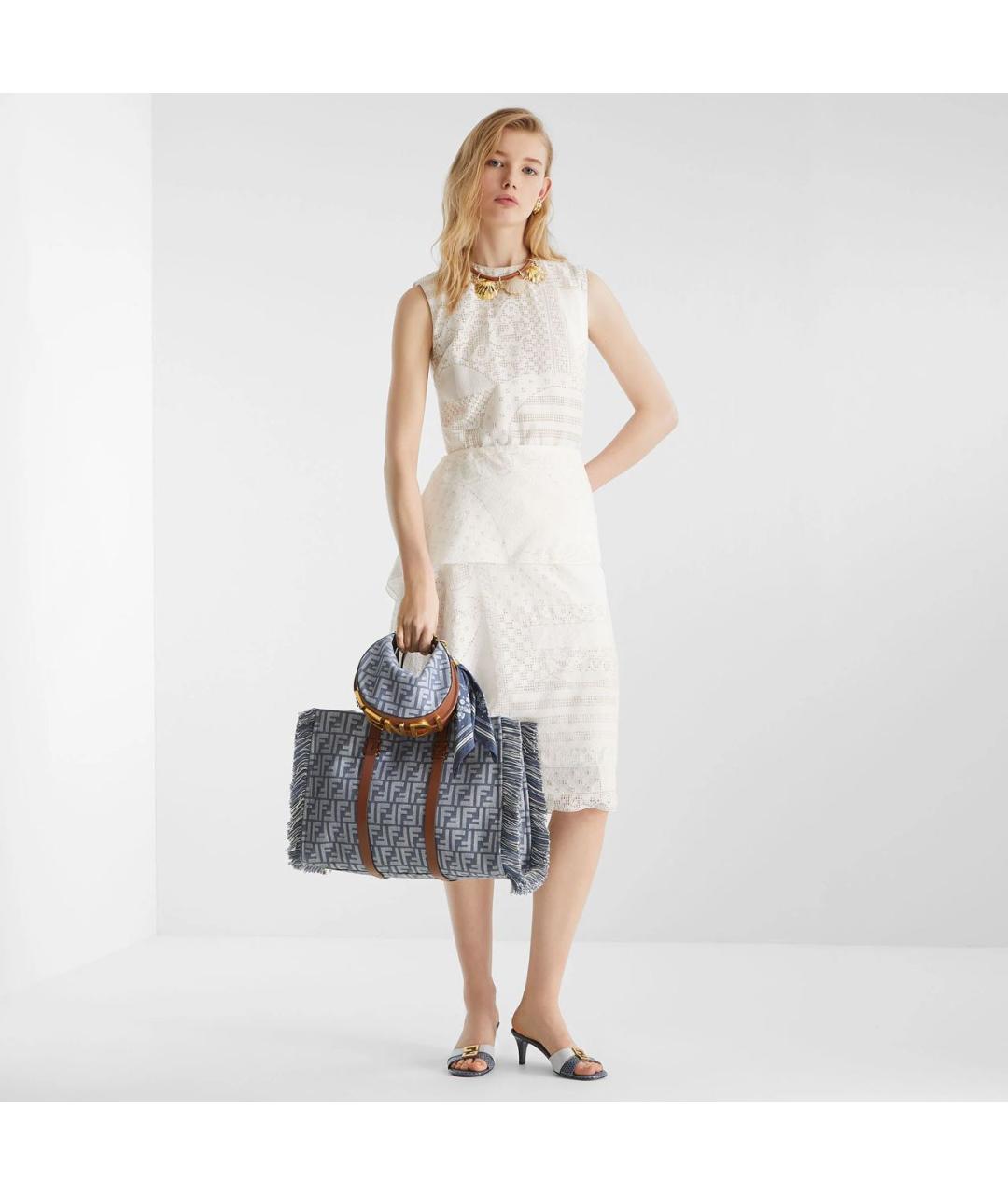 FENDI Синий брелок, фото 5