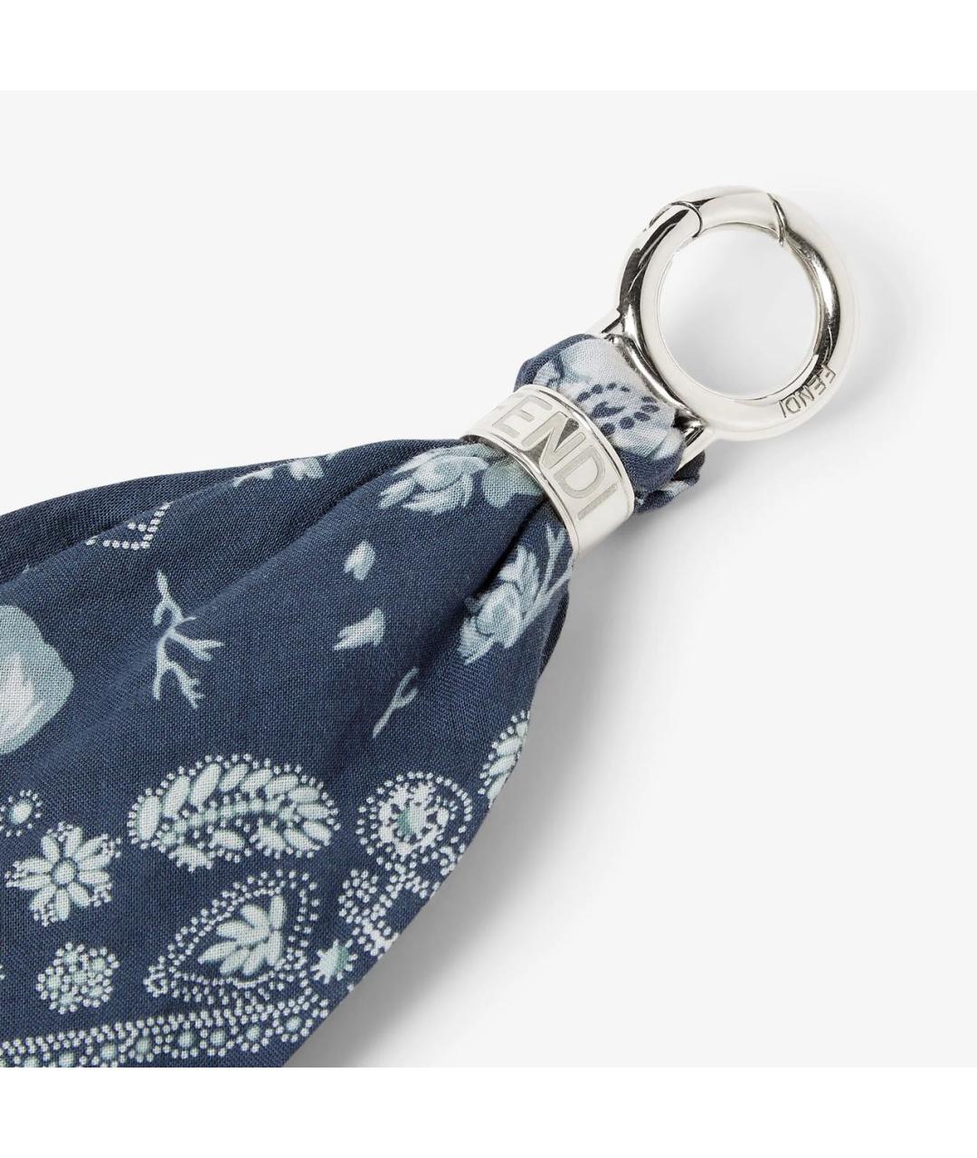 FENDI Синий брелок, фото 2