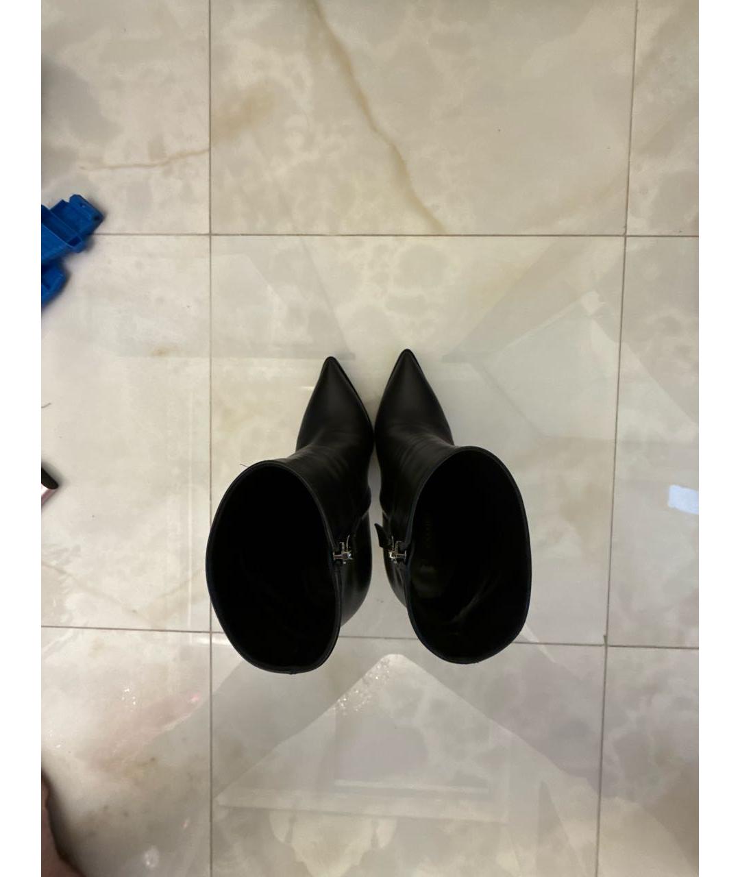 CASADEI Черные кожаные ботильоны, фото 2