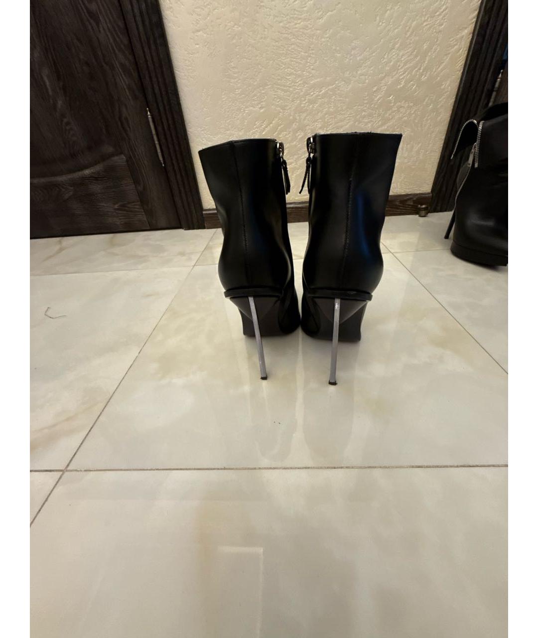 CASADEI Черные кожаные ботильоны, фото 3