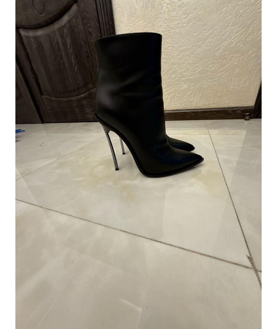 CASADEI Черные кожаные ботильоны, фото 8