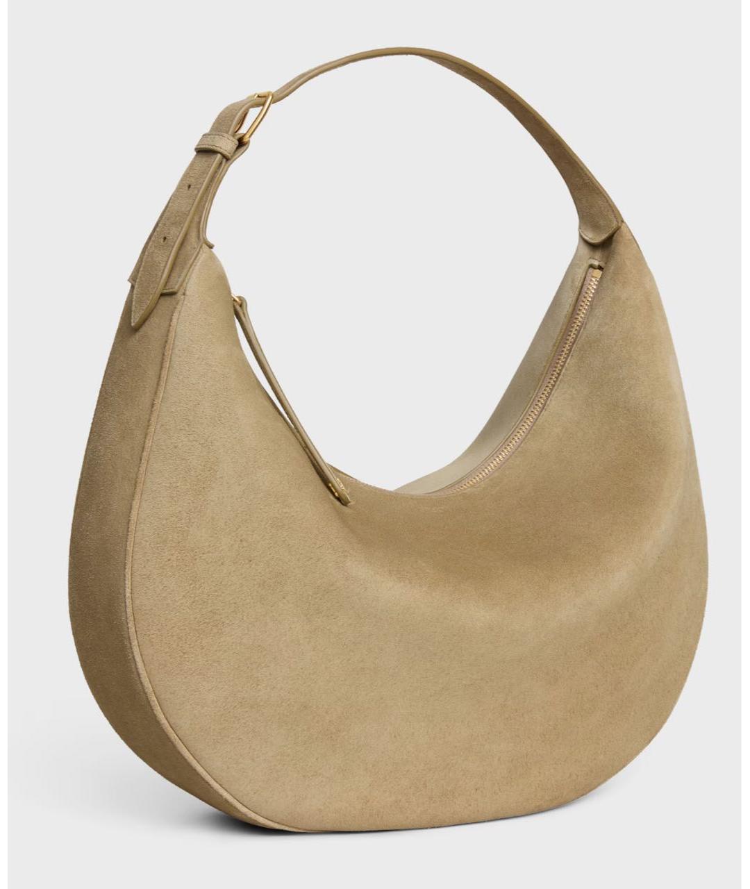 CELINE Бежевая сумка с короткими ручками, фото 2