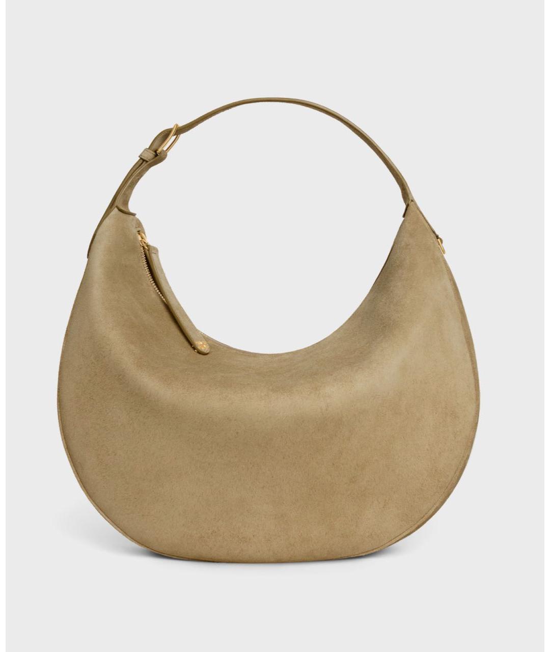 CELINE Бежевая сумка с короткими ручками, фото 4