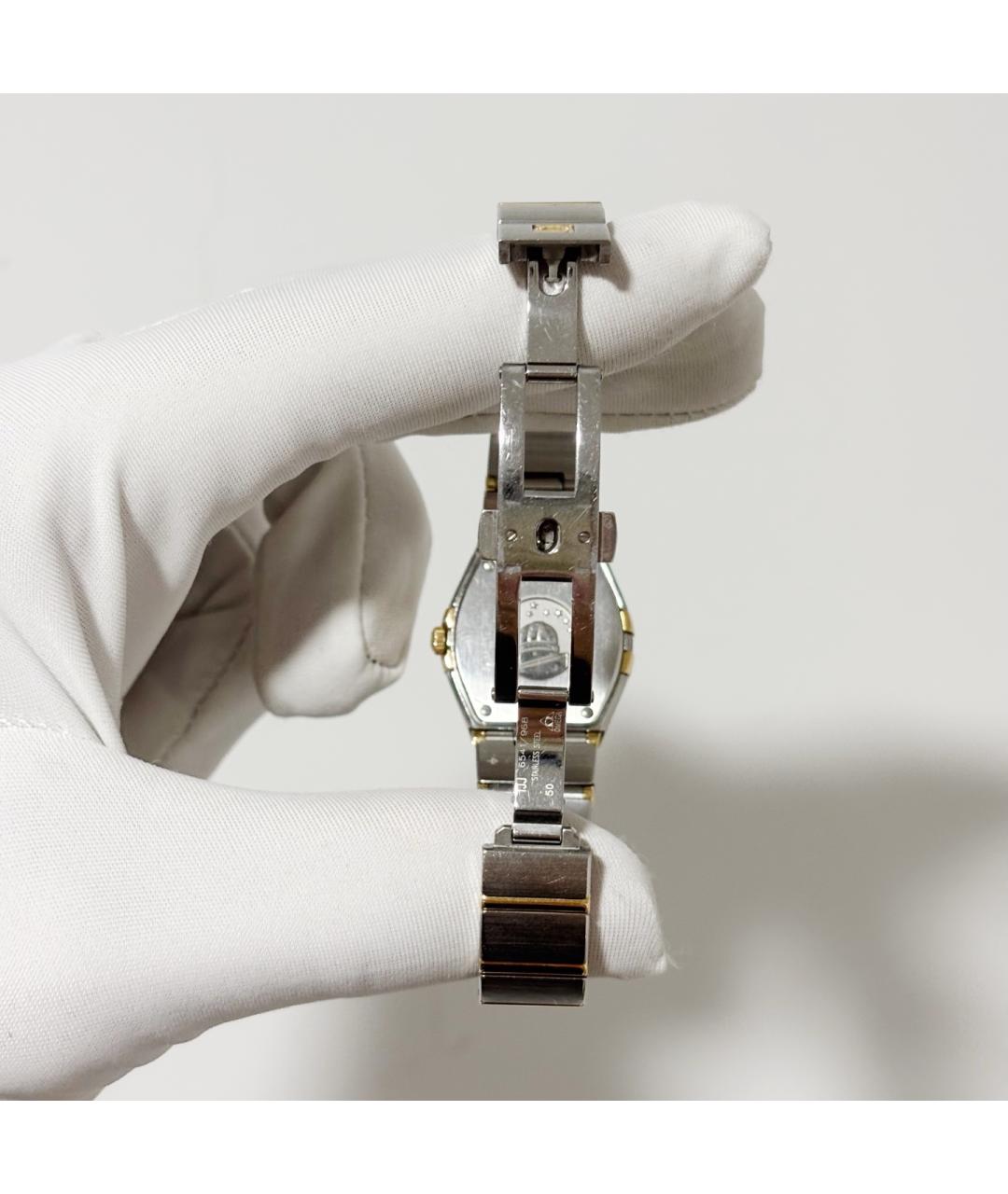 OMEGA Белые металлические часы, фото 2