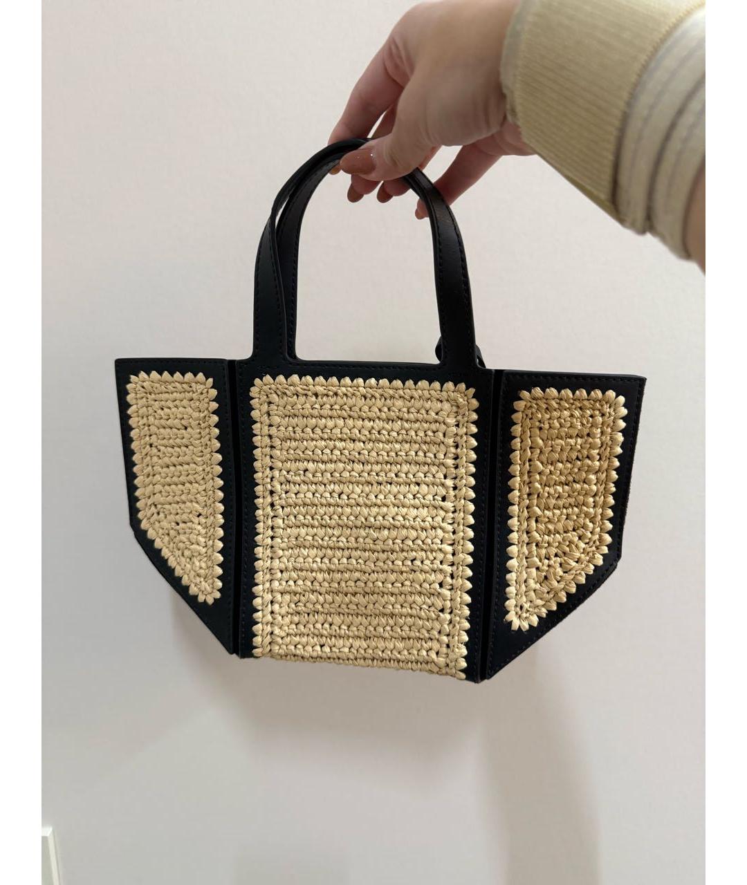 MICHAEL MICHAEL KORS Бежевая пелетеная пляжная сумка, фото 3