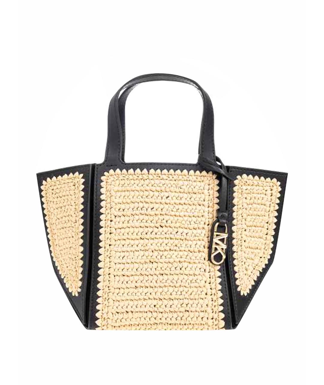 MICHAEL MICHAEL KORS Бежевая пелетеная пляжная сумка, фото 1