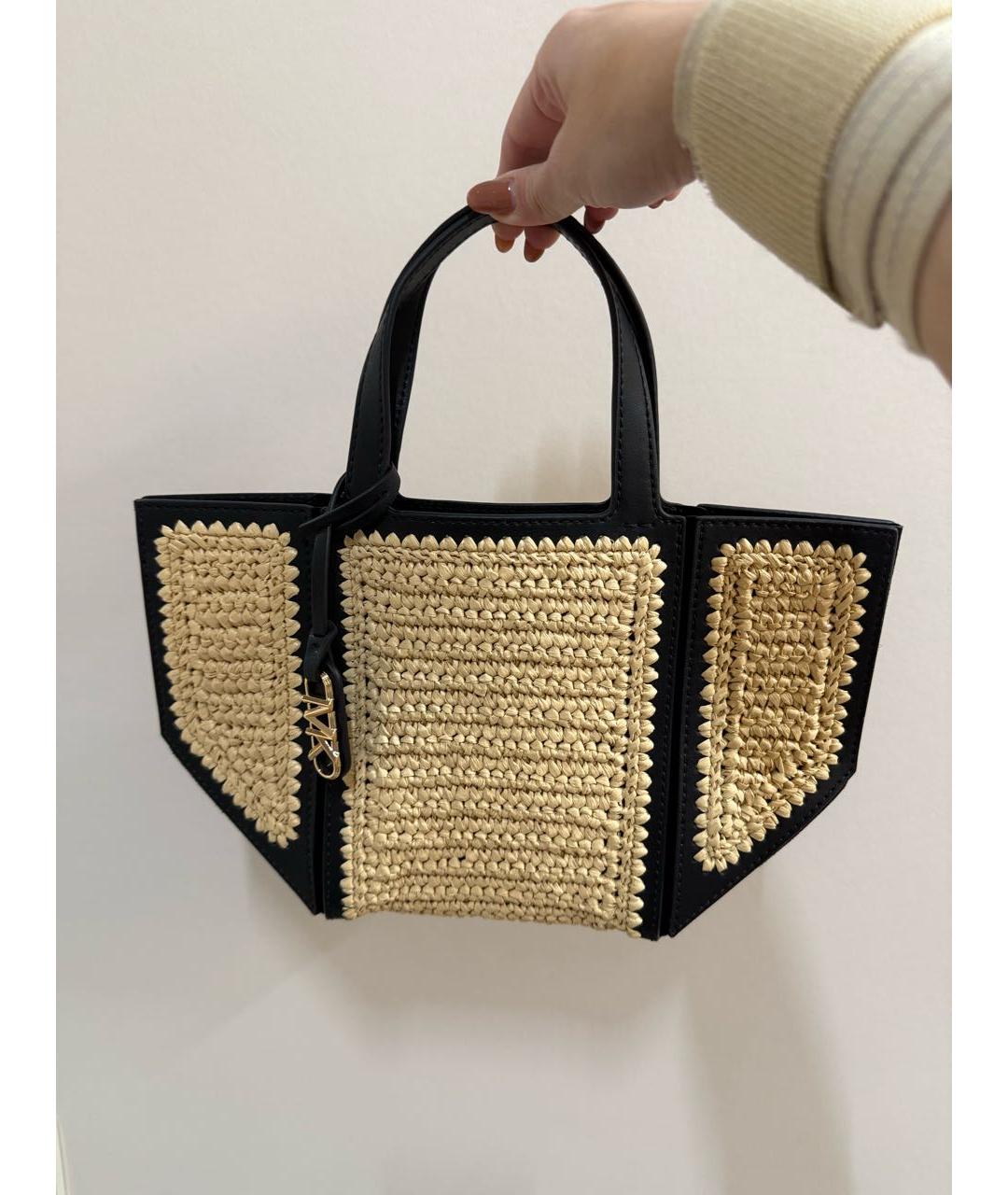 MICHAEL MICHAEL KORS Бежевая пелетеная пляжная сумка, фото 6