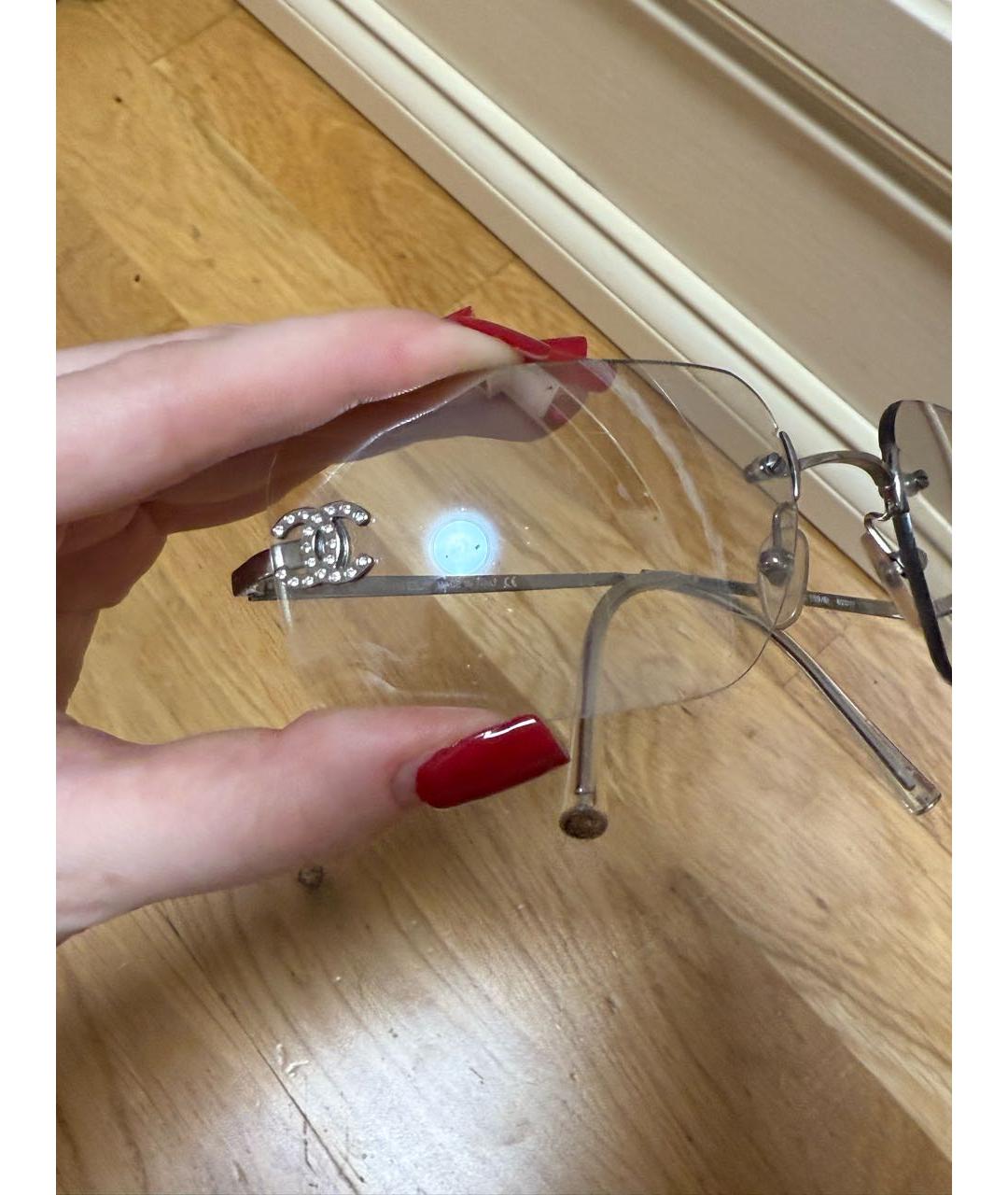 CHANEL Металлические солнцезащитные очки, фото 6