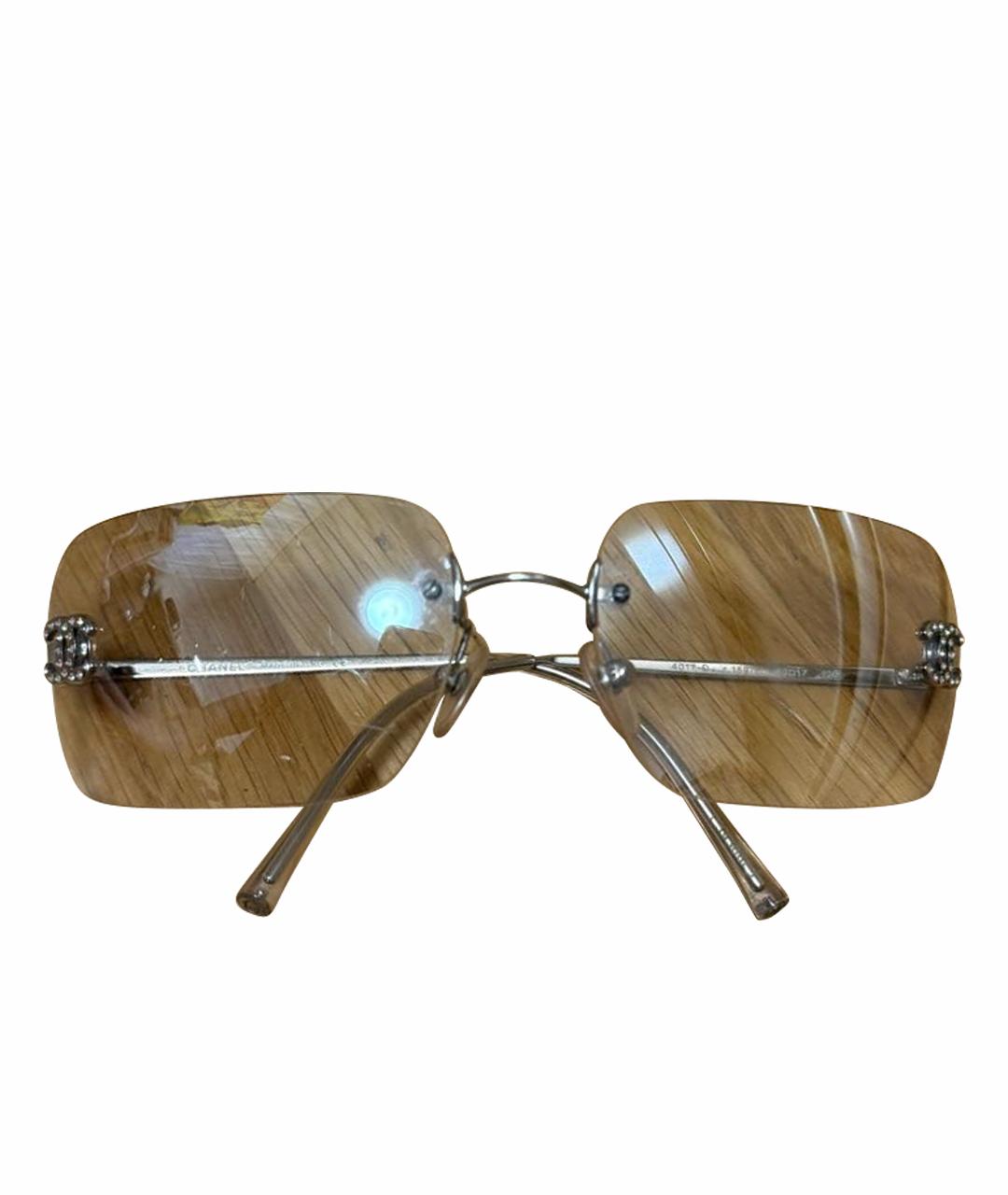 CHANEL Металлические солнцезащитные очки, фото 1