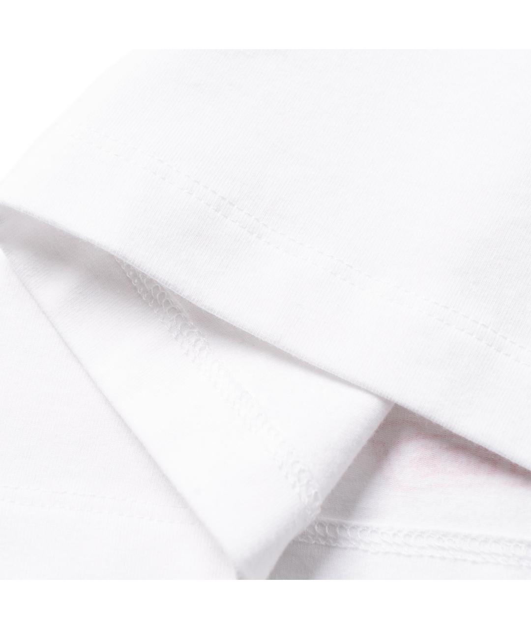 CHROME HEARTS Белое хлопковое повседневное платье, фото 5