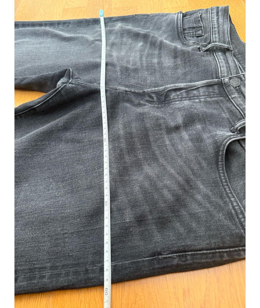 TOM FORD Черные хлопко-полиэстеровые прямые джинсы, фото 8