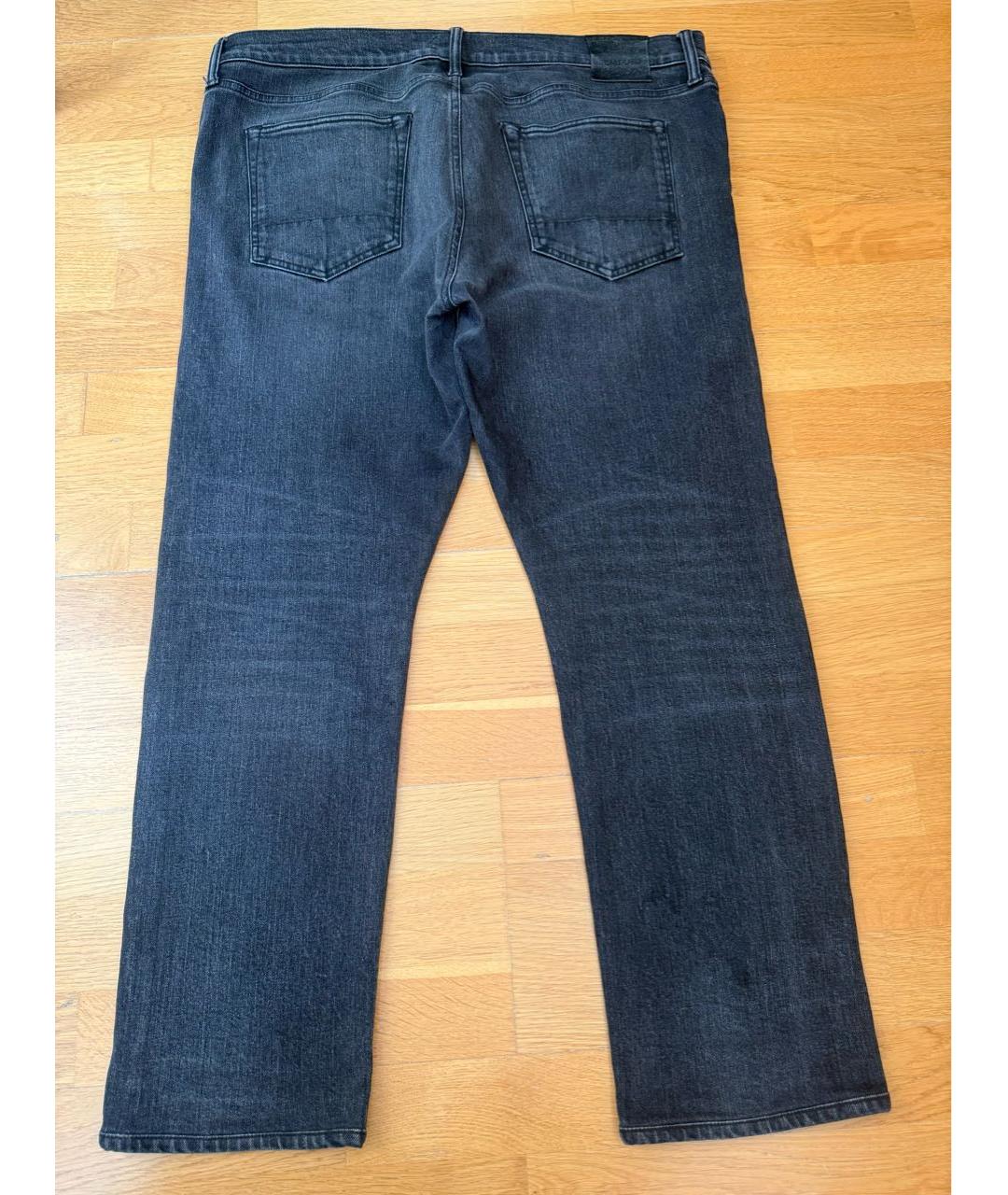 TOM FORD Черные хлопко-полиэстеровые прямые джинсы, фото 2