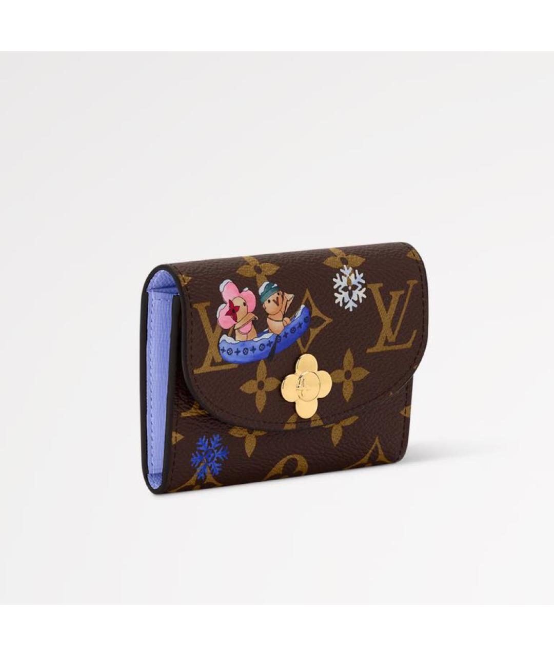 LOUIS VUITTON Коричневый кошелек, фото 2