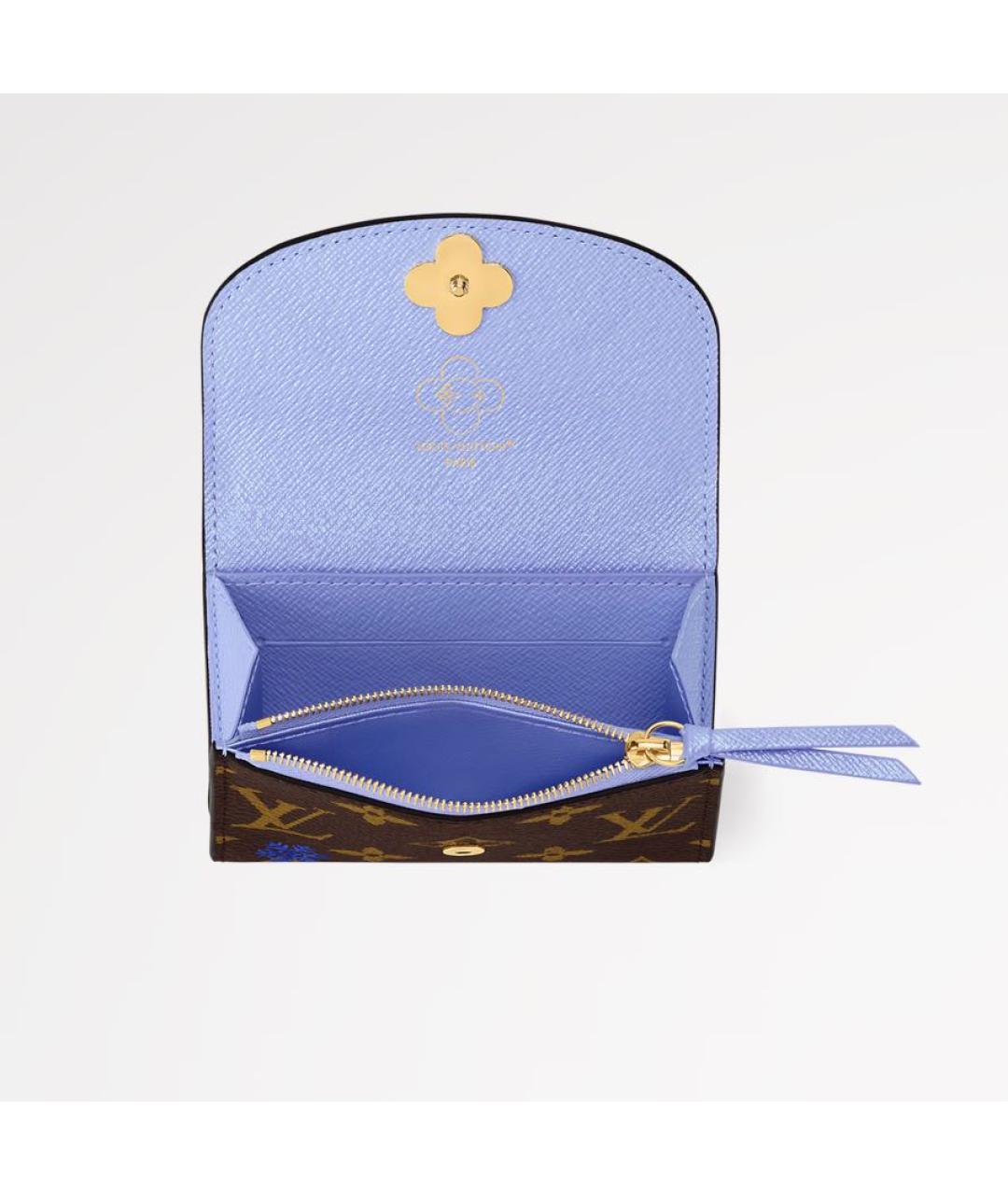 LOUIS VUITTON Коричневый кошелек, фото 3