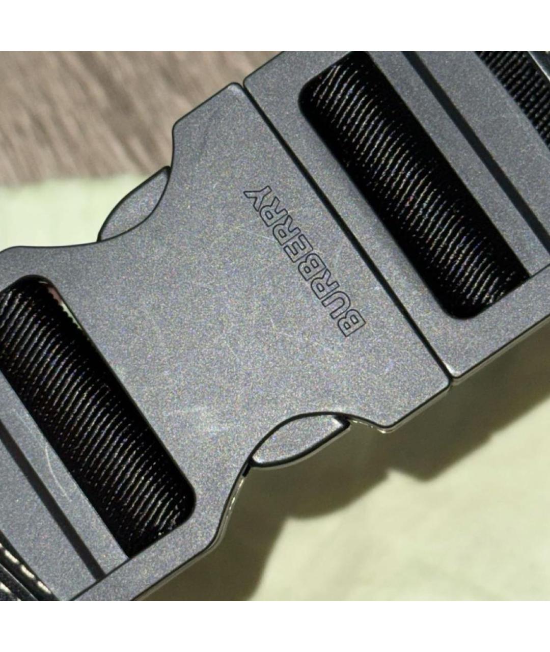 BURBERRY Коричневая кожаная сумка с короткими ручками, фото 4