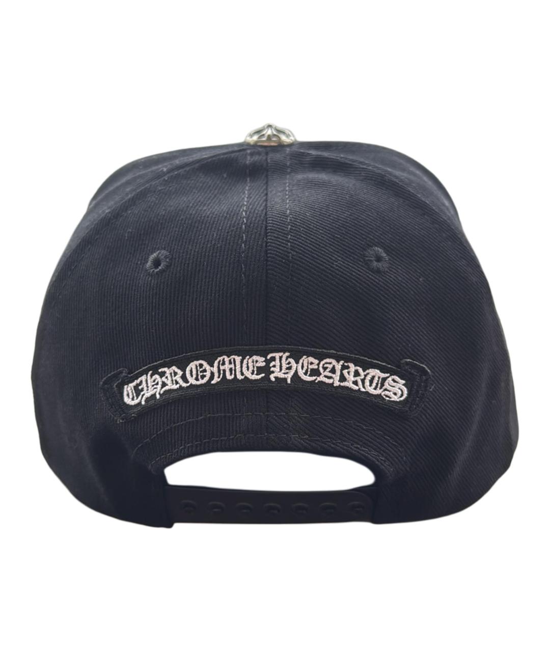 CHROME HEARTS Черная хлопковая кепка, фото 3