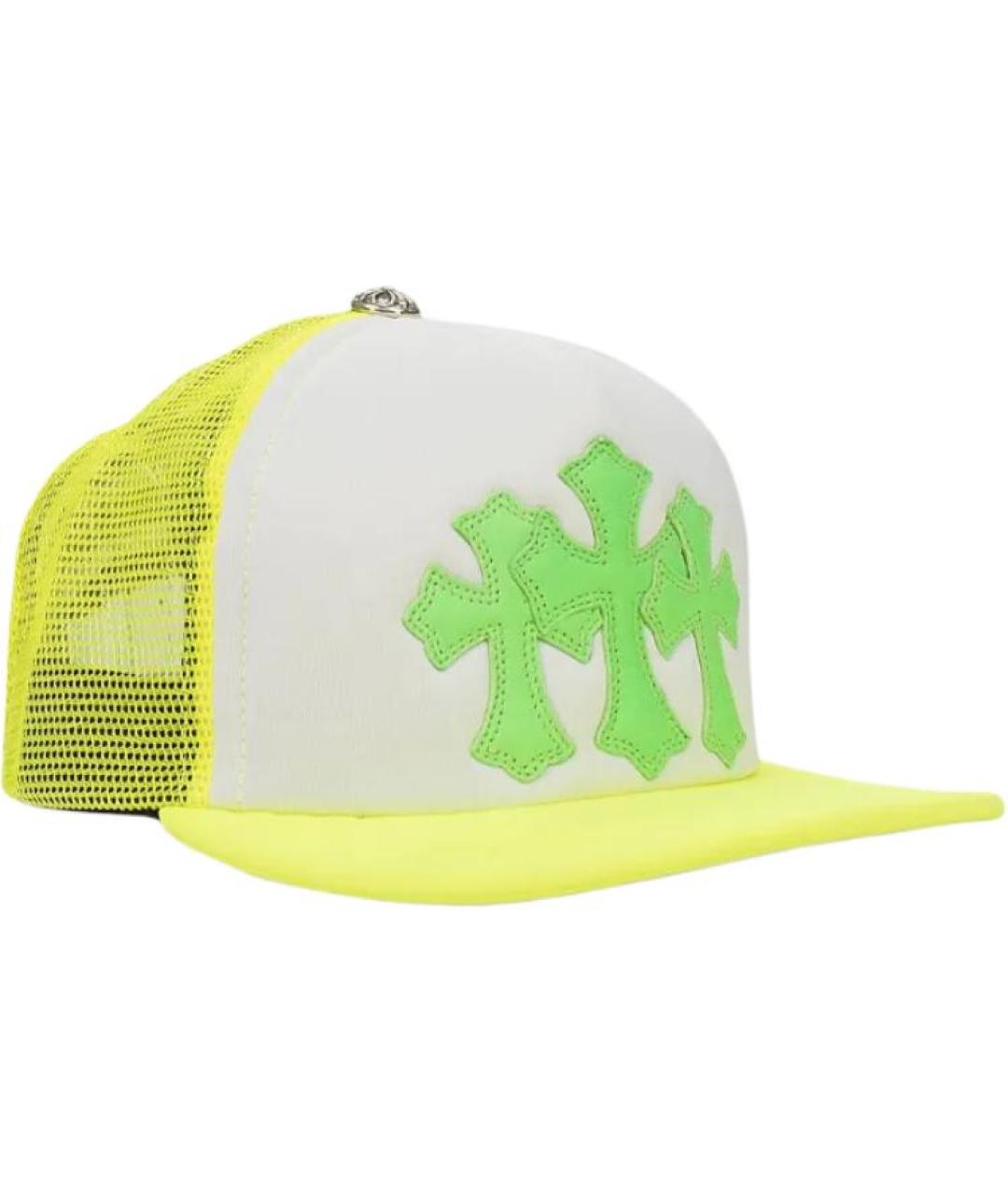 CHROME HEARTS Желтая хлопковая кепка/бейсболка, фото 2