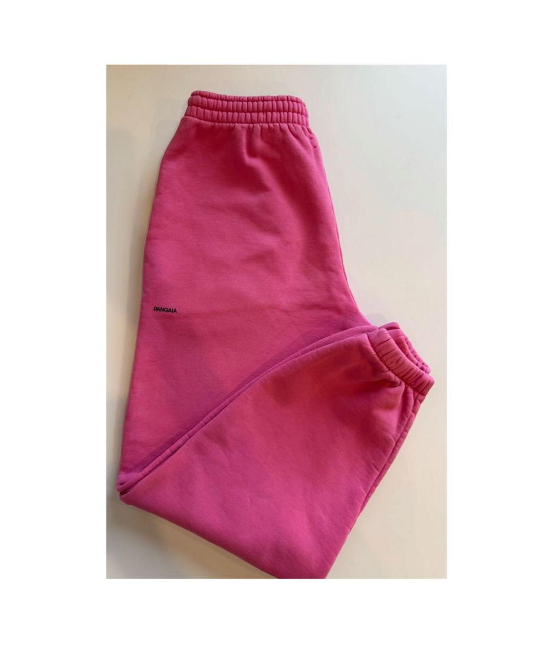 THE PANGAIA Розовый хлопковый костюм с брюками, фото 8