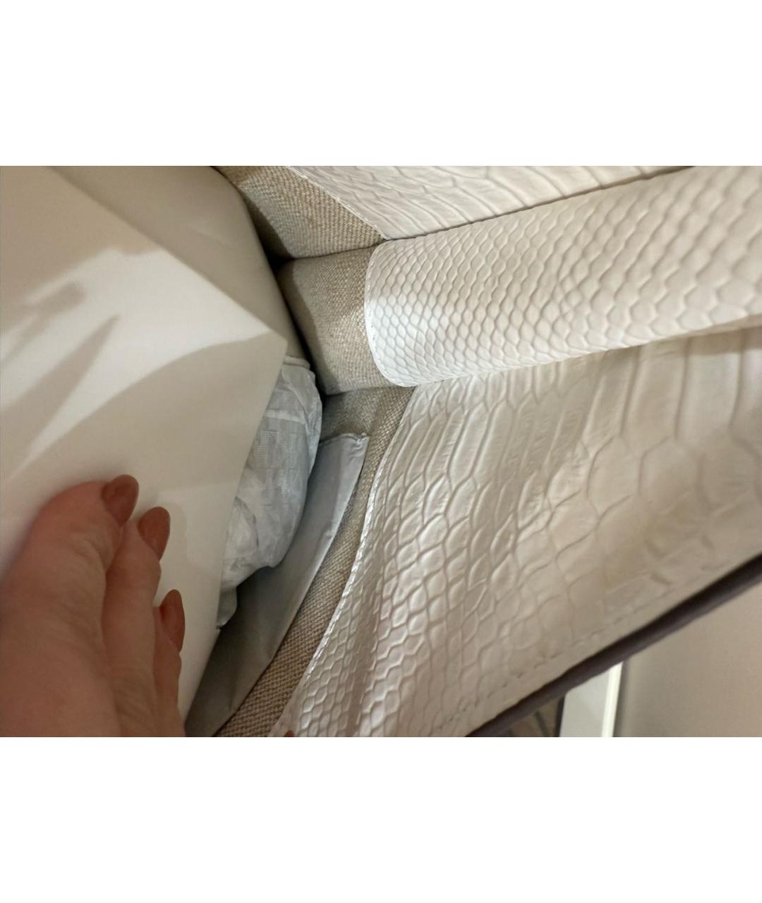 MICHAEL MICHAEL KORS Белая сумка тоут из лакированной кожи, фото 4