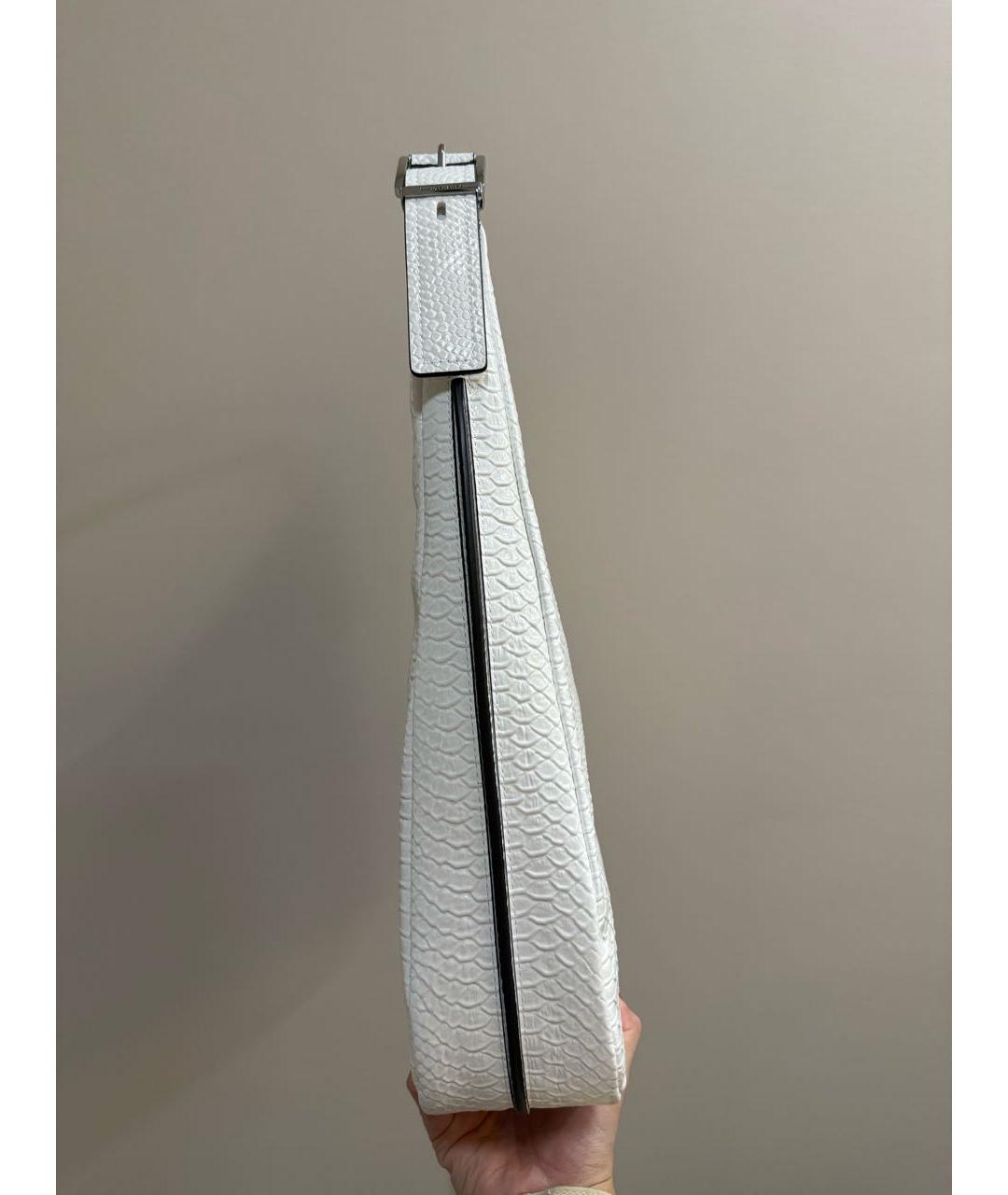 MICHAEL MICHAEL KORS Белая сумка тоут из лакированной кожи, фото 2