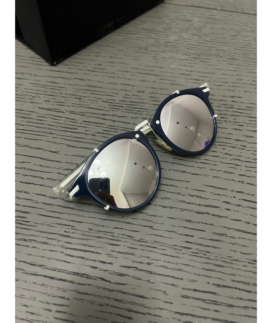 CHRISTIAN DIOR PRE-OWNED Синие пластиковые солнцезащитные очки, фото 7