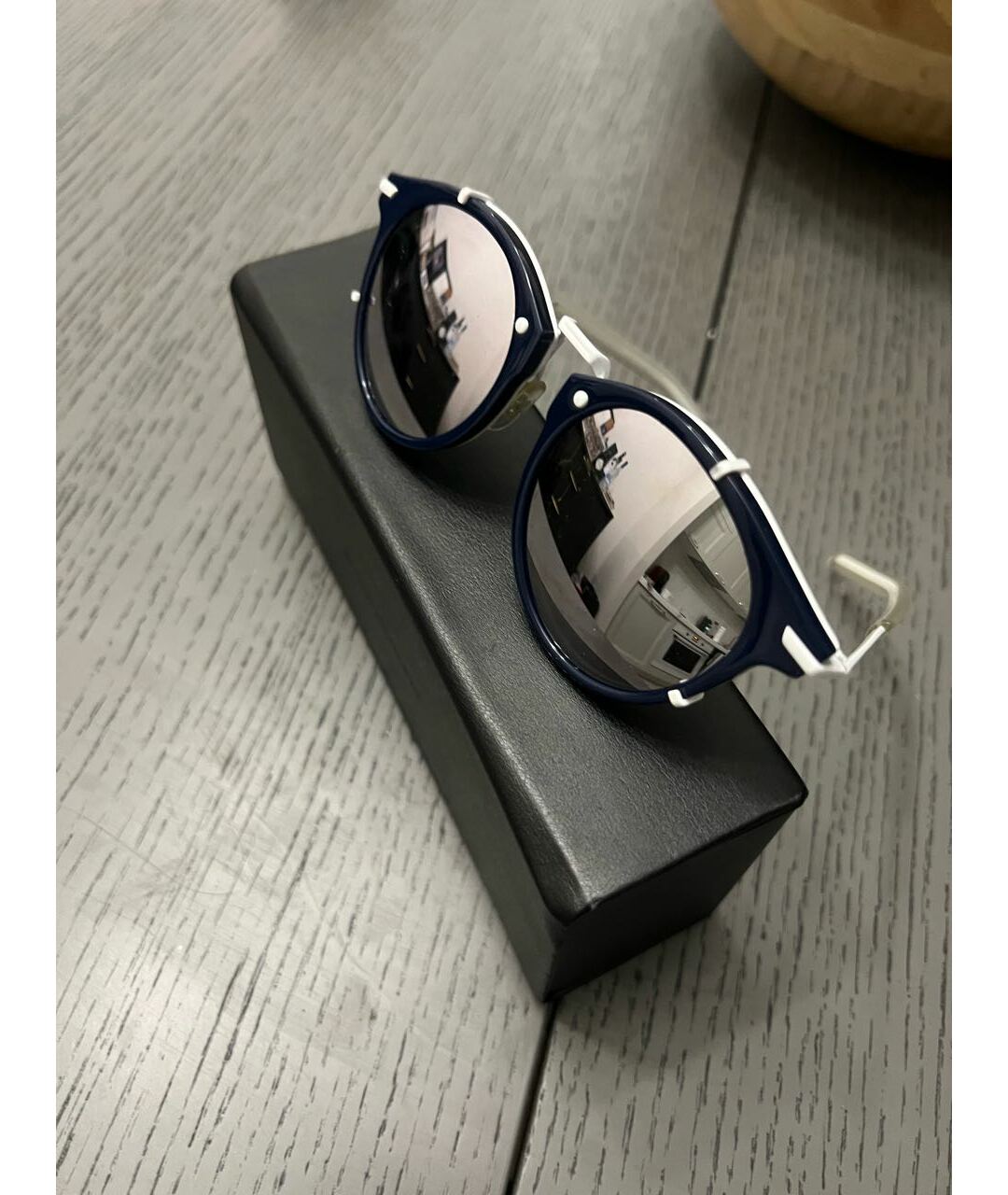 CHRISTIAN DIOR PRE-OWNED Синие пластиковые солнцезащитные очки, фото 4