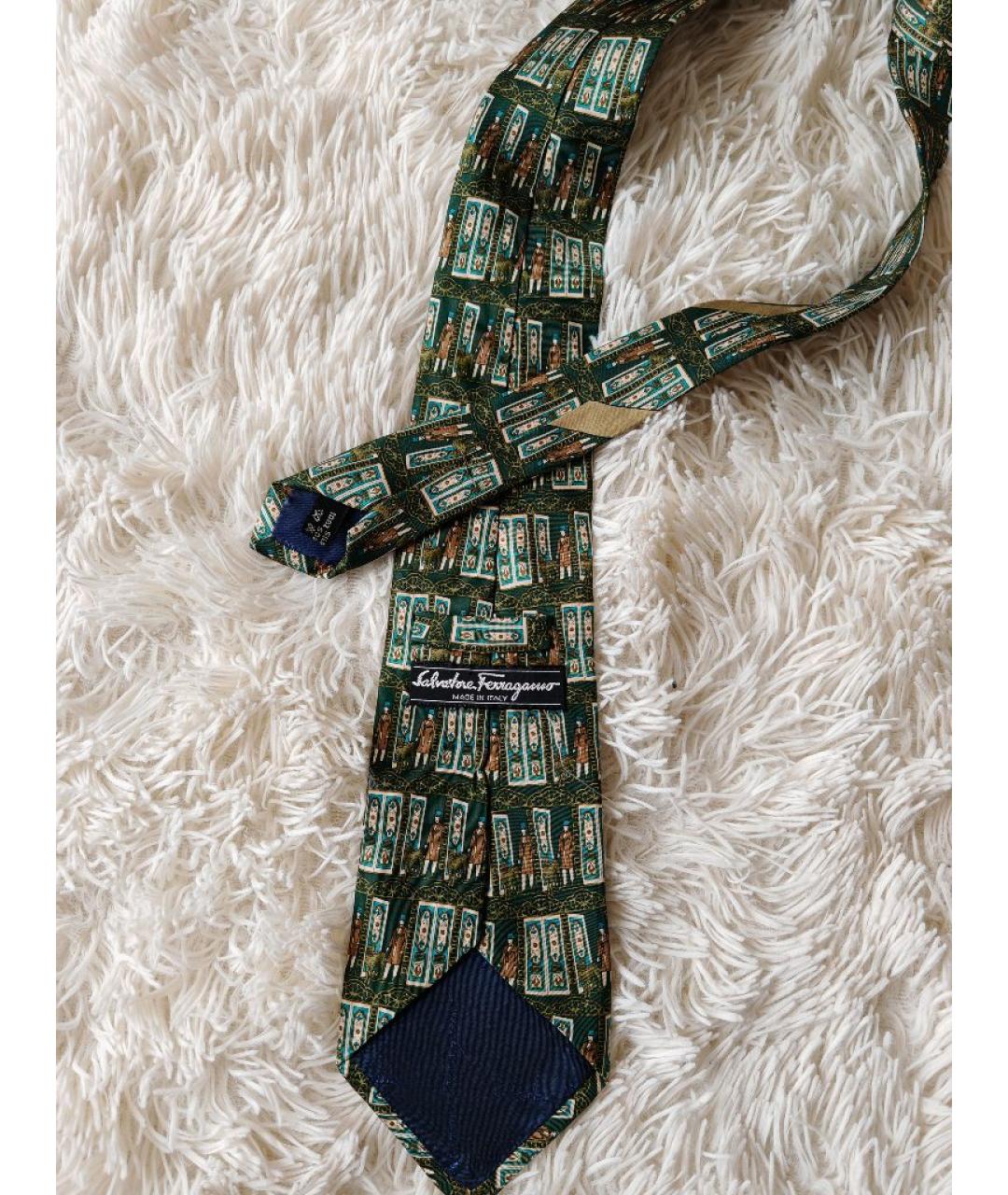 FERRAGAMO Мульти шелковый галстук, фото 8
