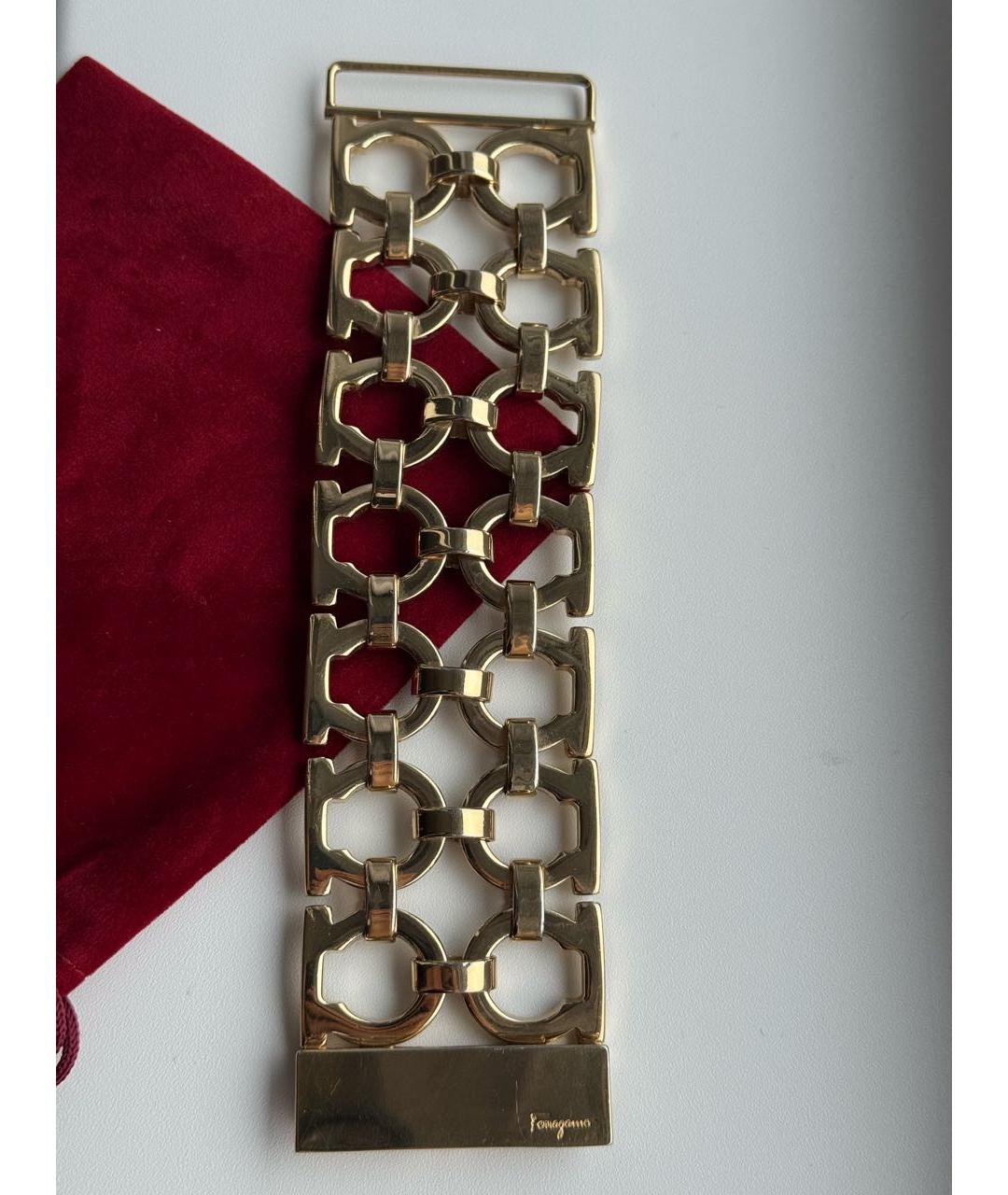 FERRAGAMO Золотой браслет, фото 2