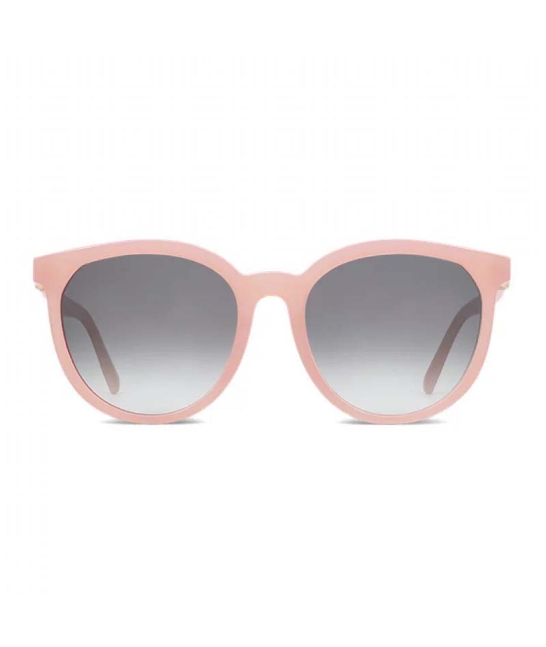 CHRISTIAN DIOR Розовые пластиковые солнцезащитные очки, фото 2