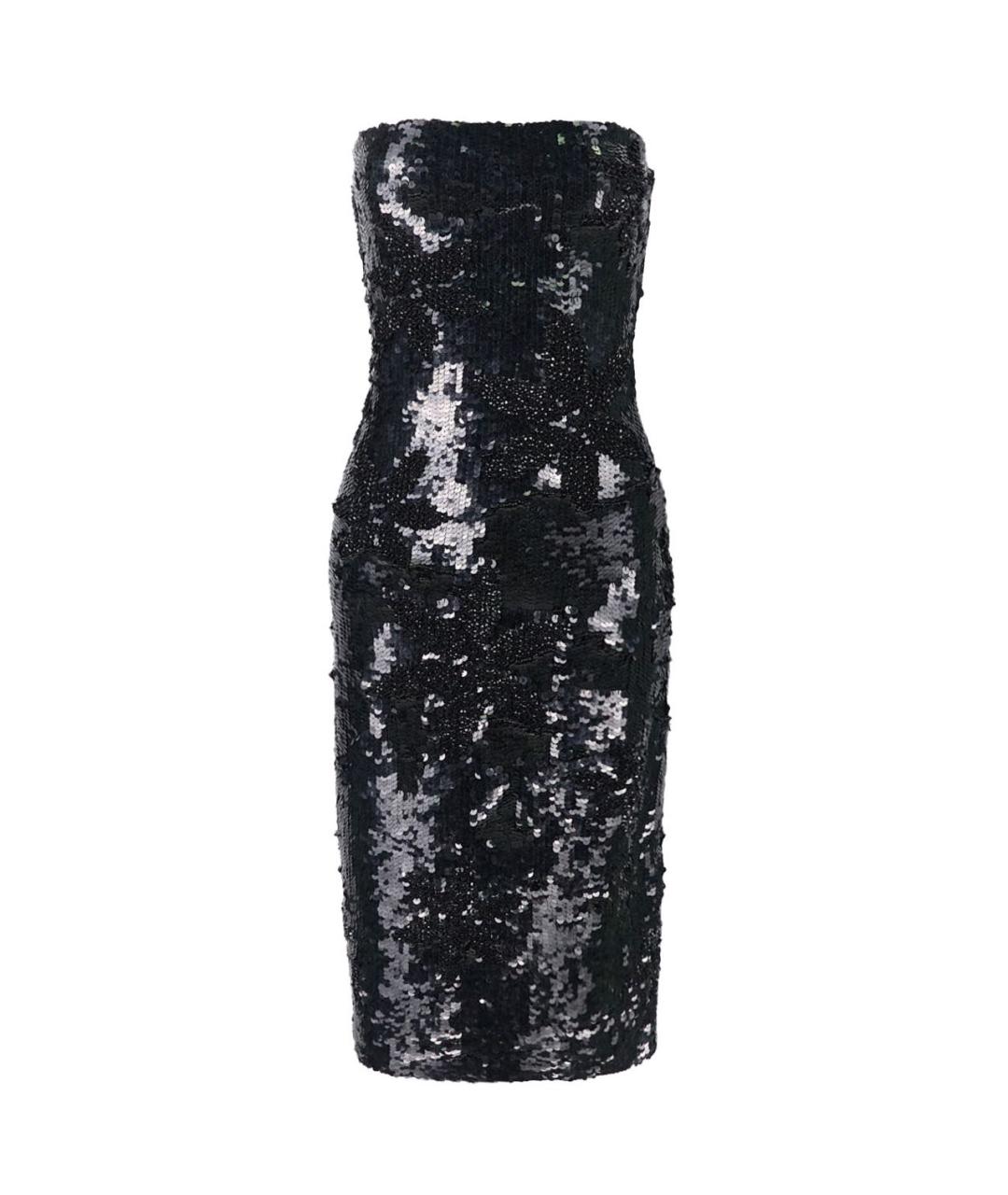 BLUMARINE Черное полиамидовое коктейльное платье, фото 1