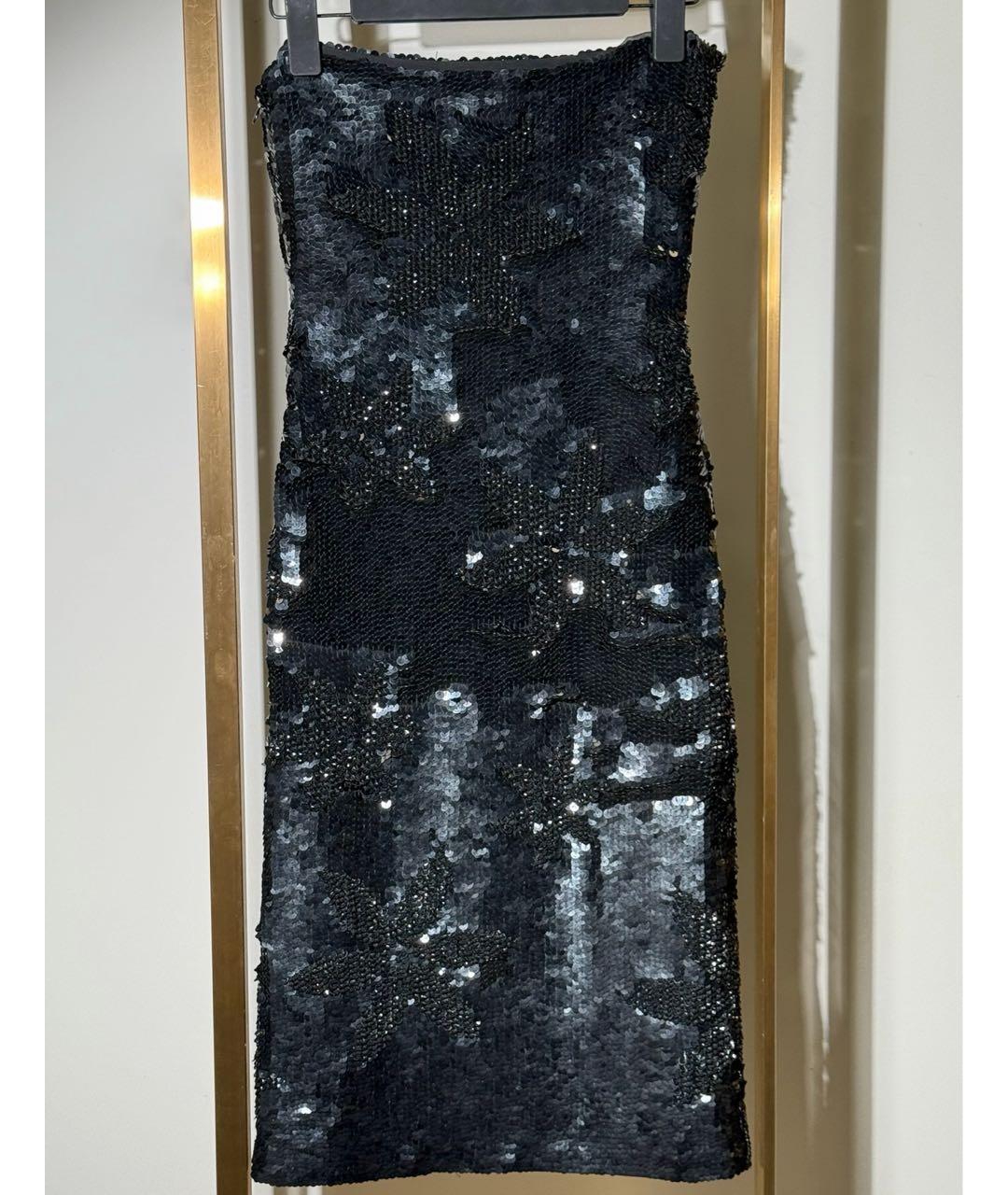 BLUMARINE Черное полиамидовое коктейльное платье, фото 2