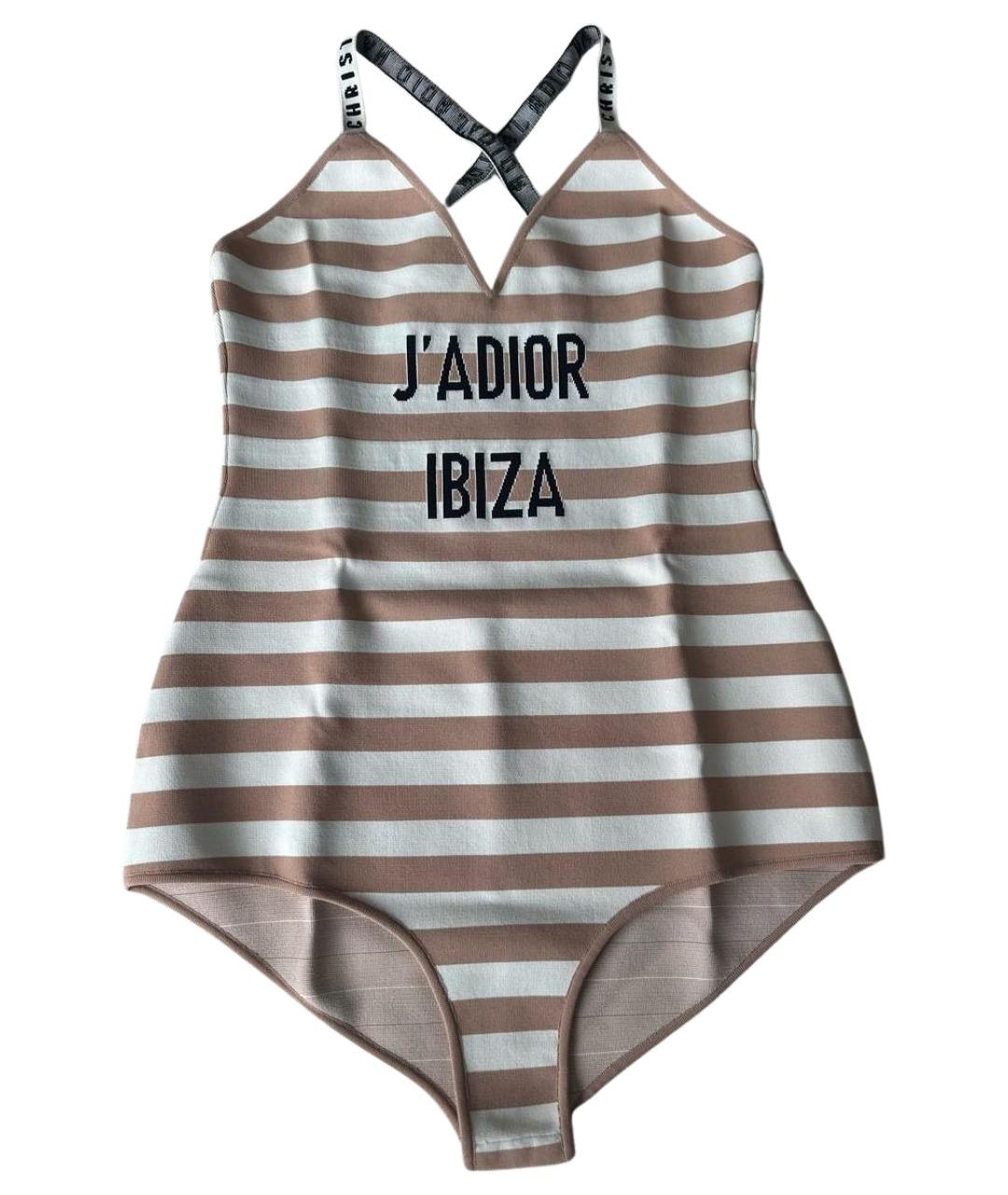 CHRISTIAN DIOR Мульти вискозный купальник, фото 1