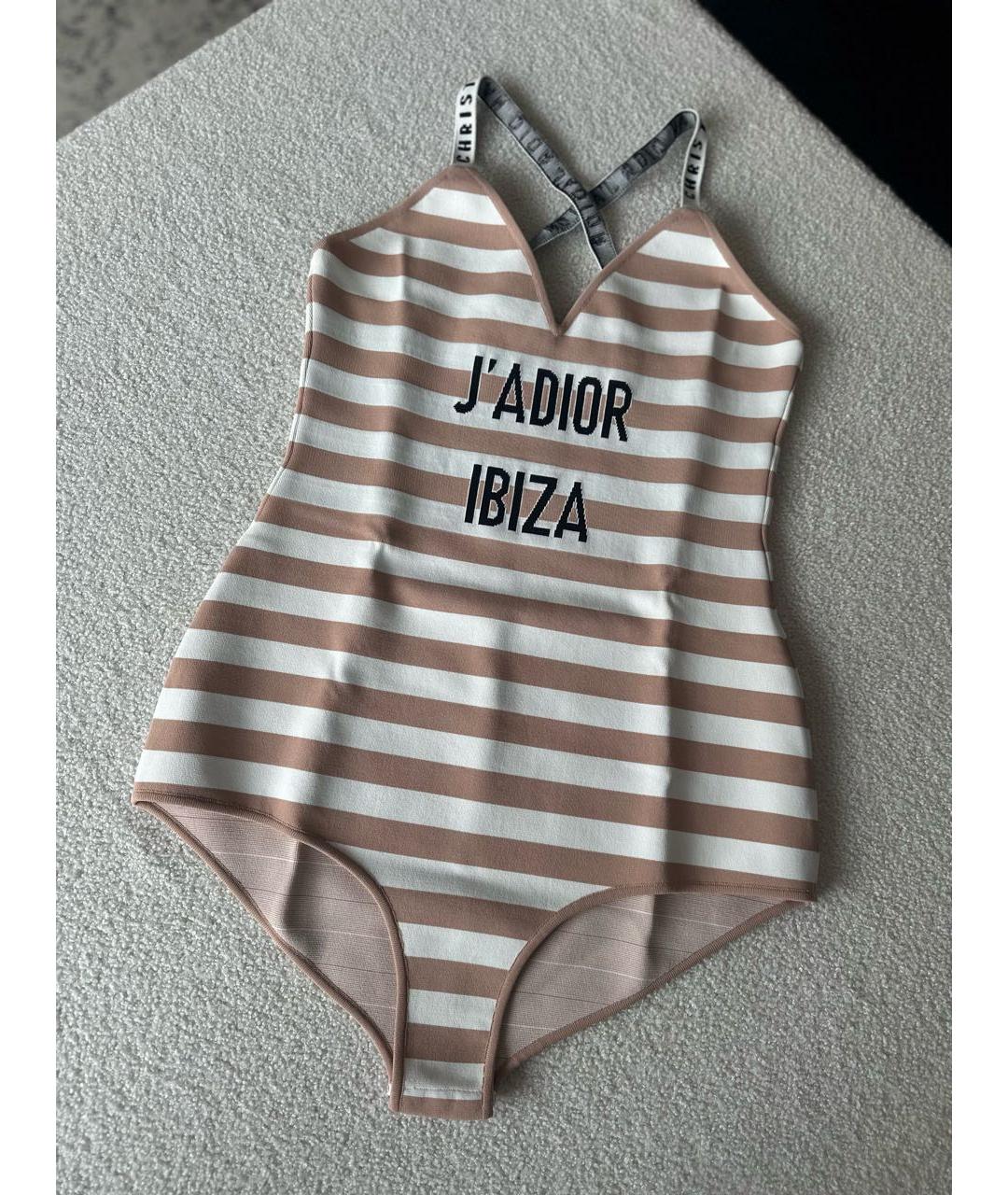 CHRISTIAN DIOR Мульти вискозный купальник, фото 4