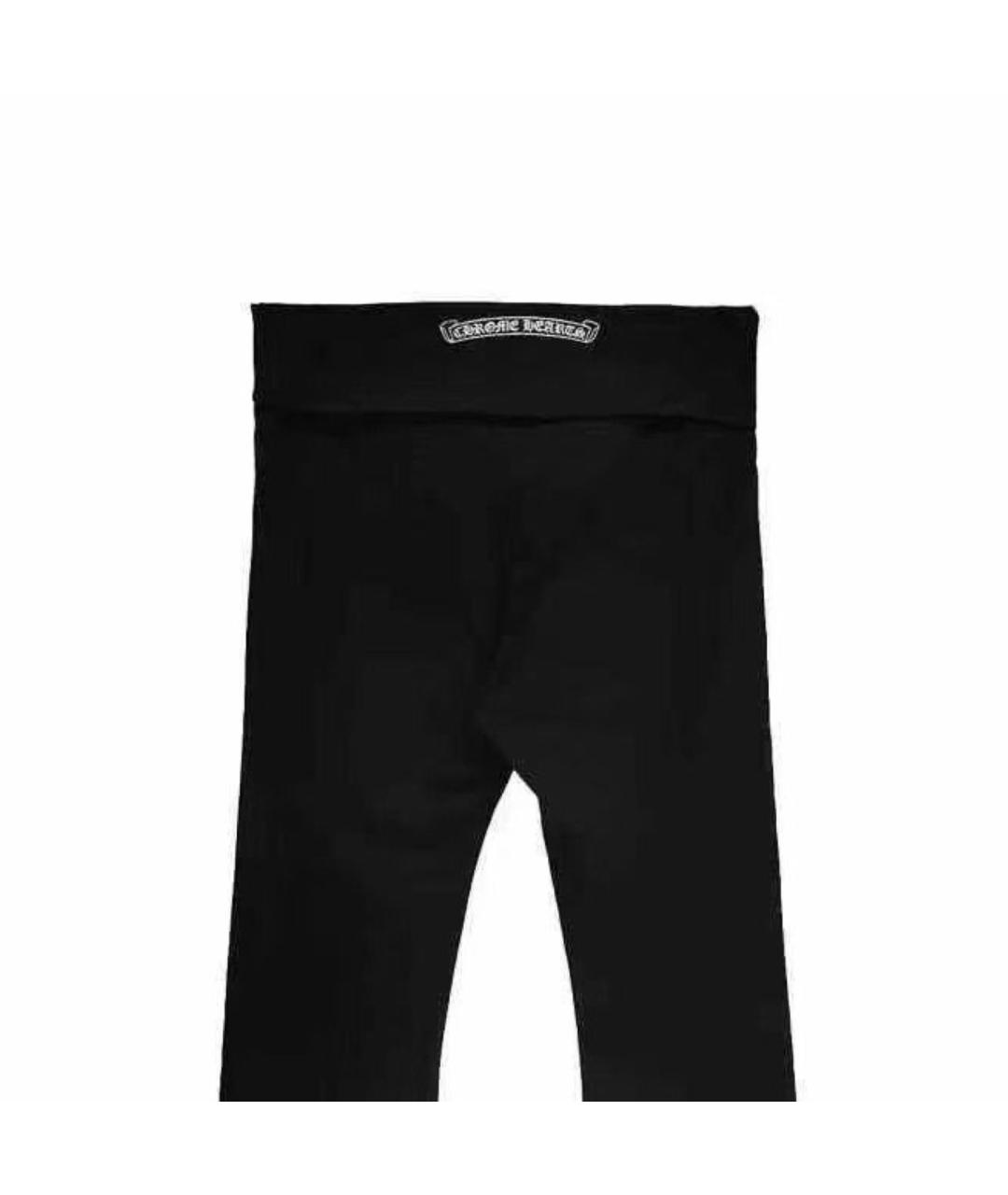 CHROME HEARTS Черные прямые брюки, фото 3