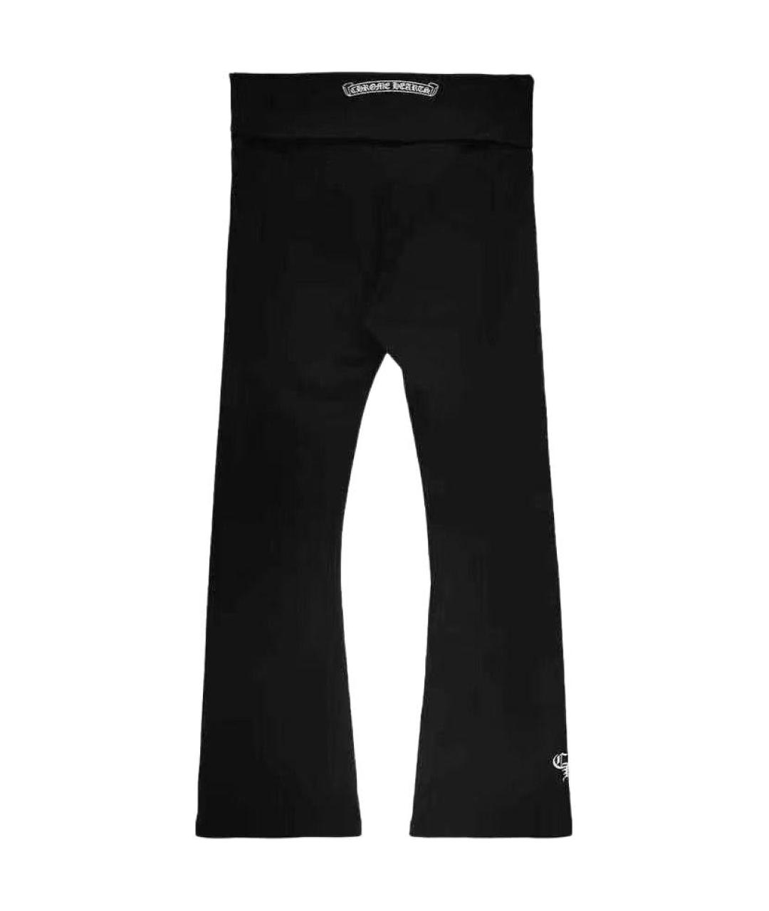 CHROME HEARTS Черные прямые брюки, фото 1