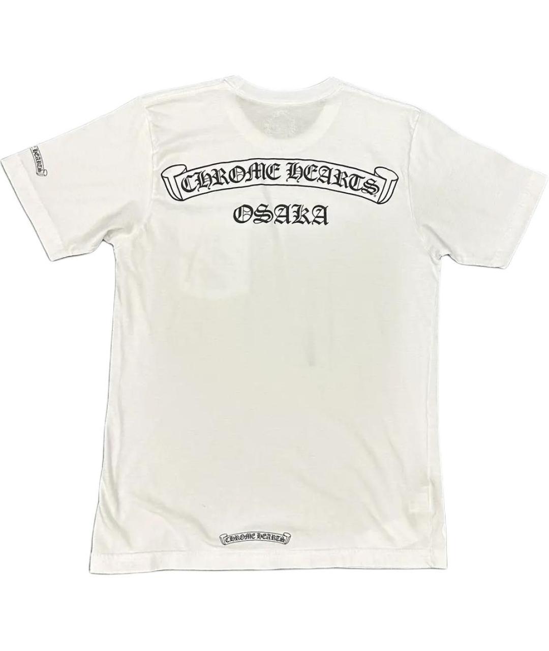 CHROME HEARTS Белая хлопковая футболка, фото 2