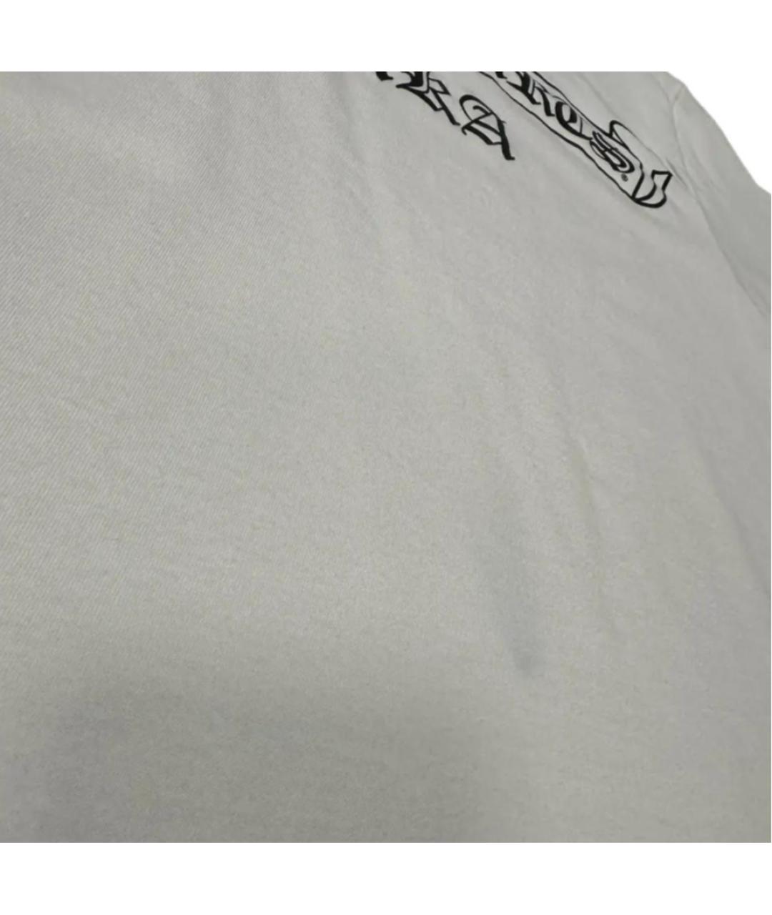 CHROME HEARTS Белая хлопковая футболка, фото 3