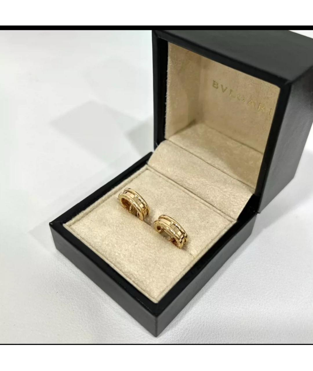 BVLGARI Золотые серьги из розового золота, фото 2