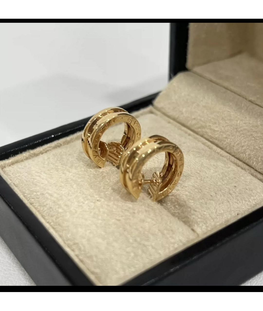 BVLGARI Золотые серьги из розового золота, фото 3