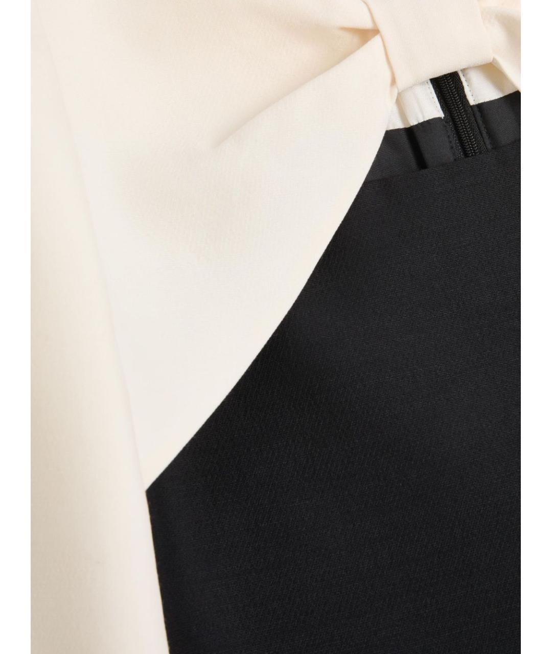 VALENTINO Мульти шерстяное коктейльное платье, фото 3