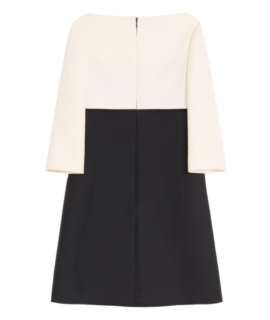 VALENTINO Мульти шерстяное коктейльное платье, фото 2